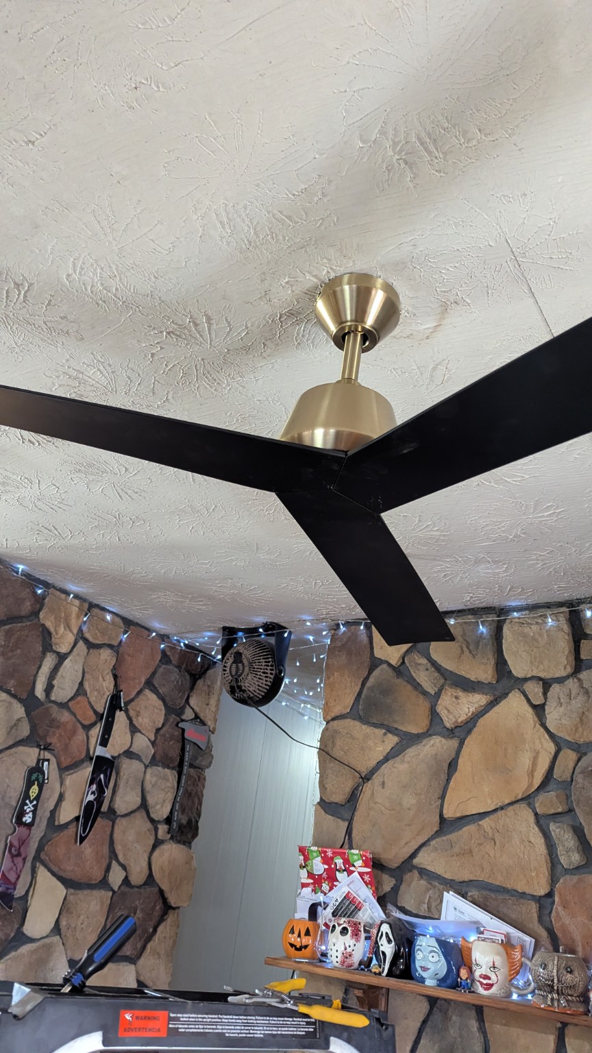 Ceiling fan installation