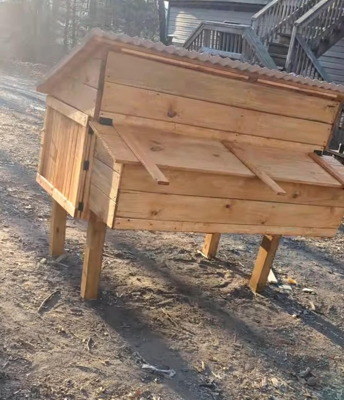 Custom chicken coop built by Pitboss